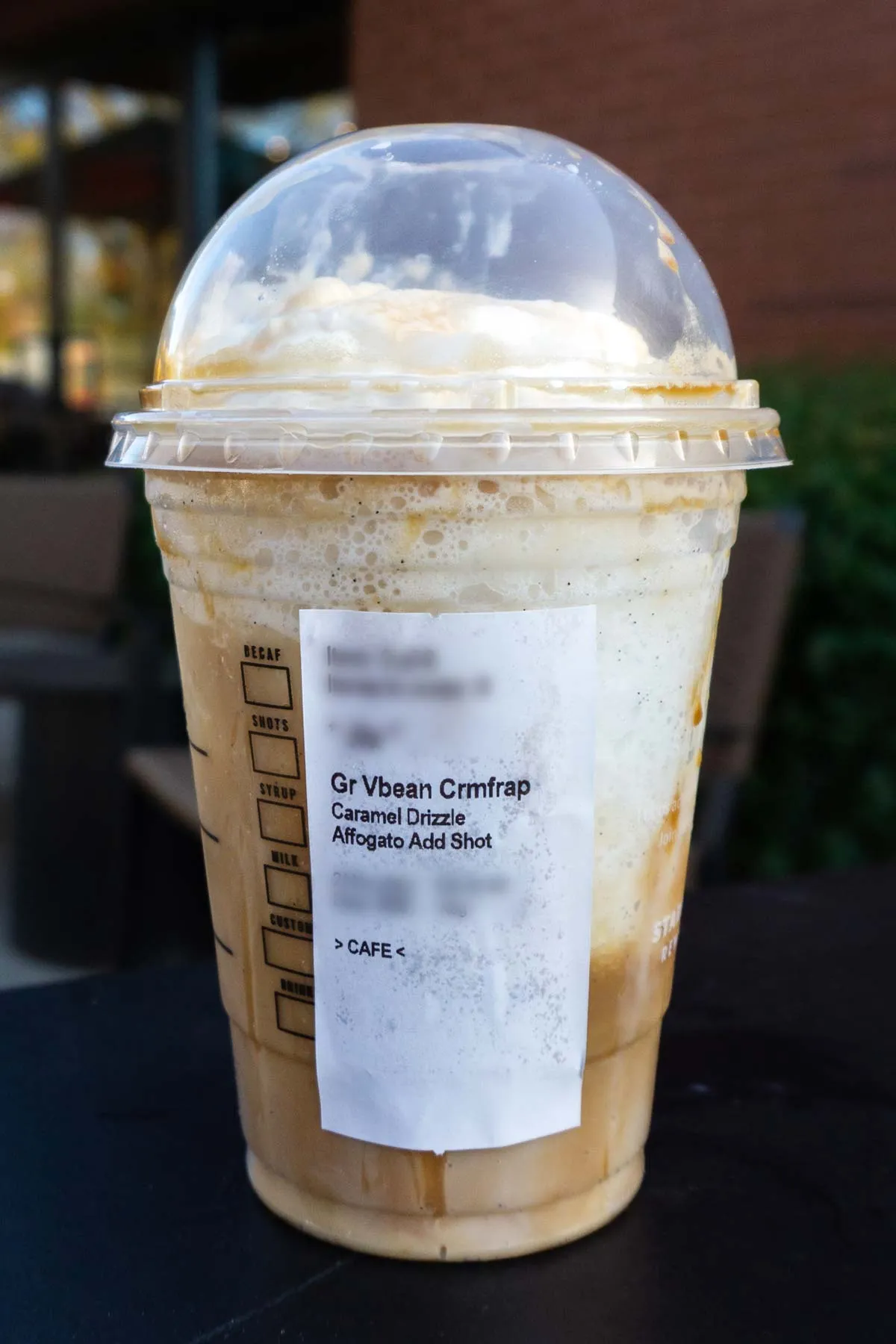 Caramel Mocha Chip Frappuccino Starbucks Secret Menu