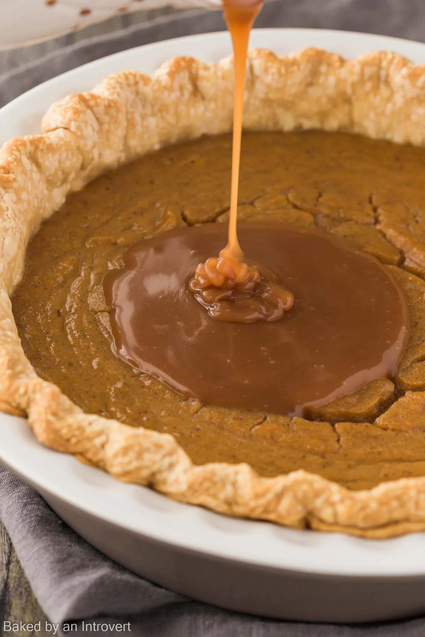 Caramel Sweet Potato Pie