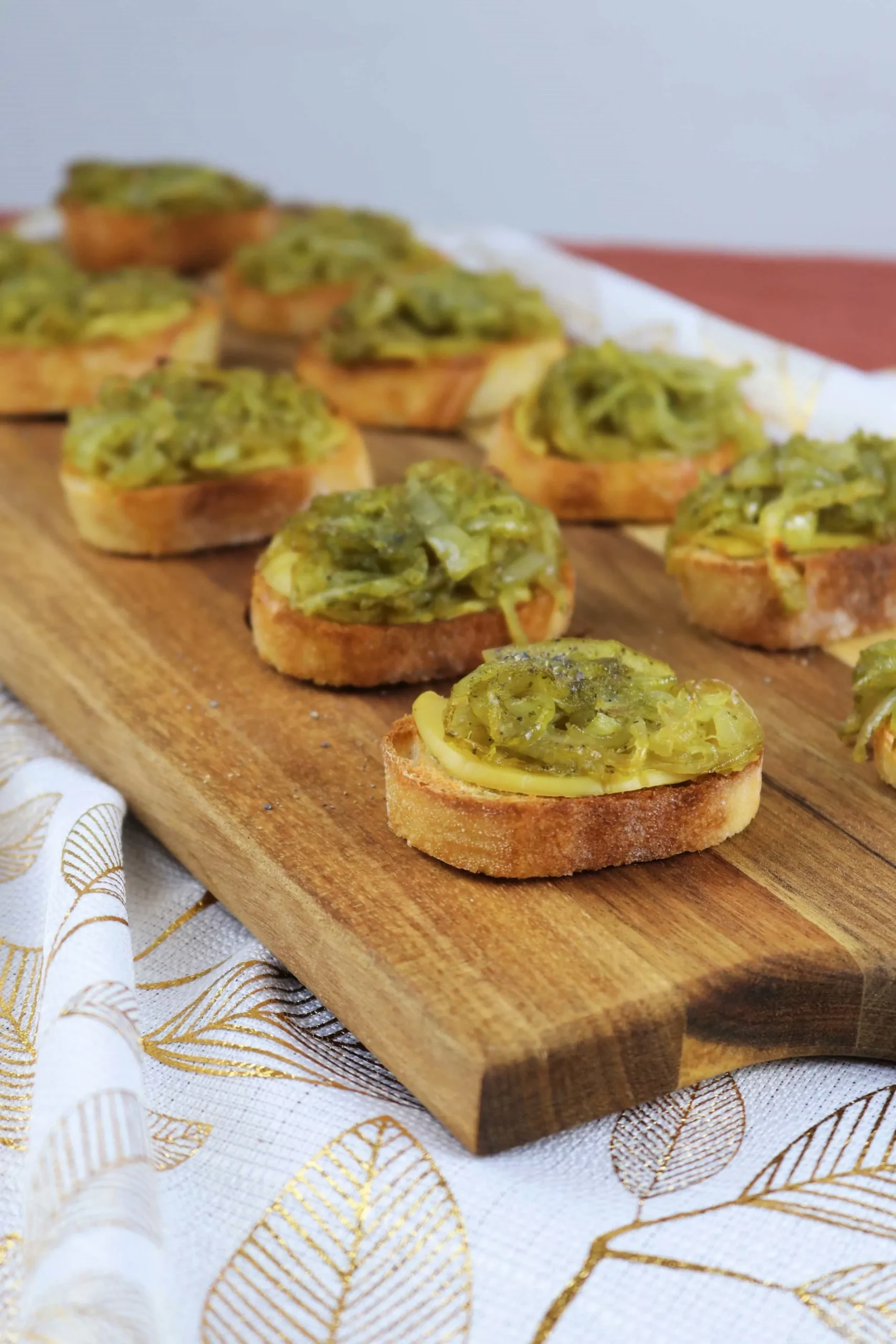 Caramelized Onion Crostini Vegan