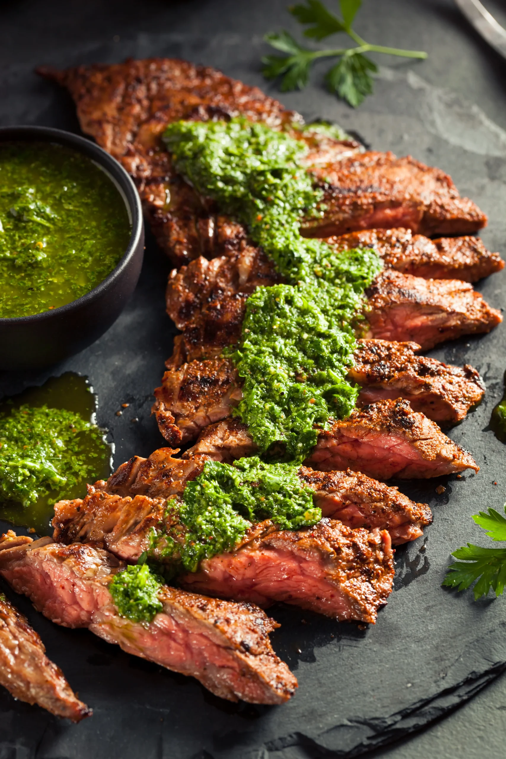 Carne con Chimichurri al Estilo Colombiano