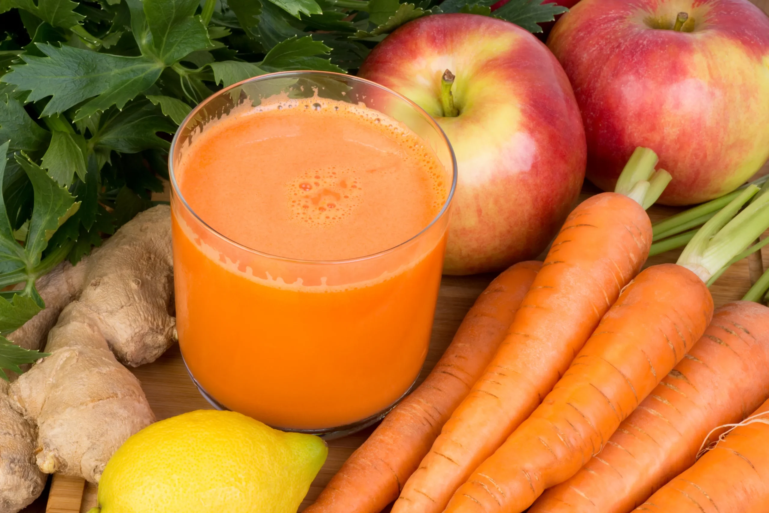 Carrot Apple Ginger Garlic Cholesterol Lowering Tonic