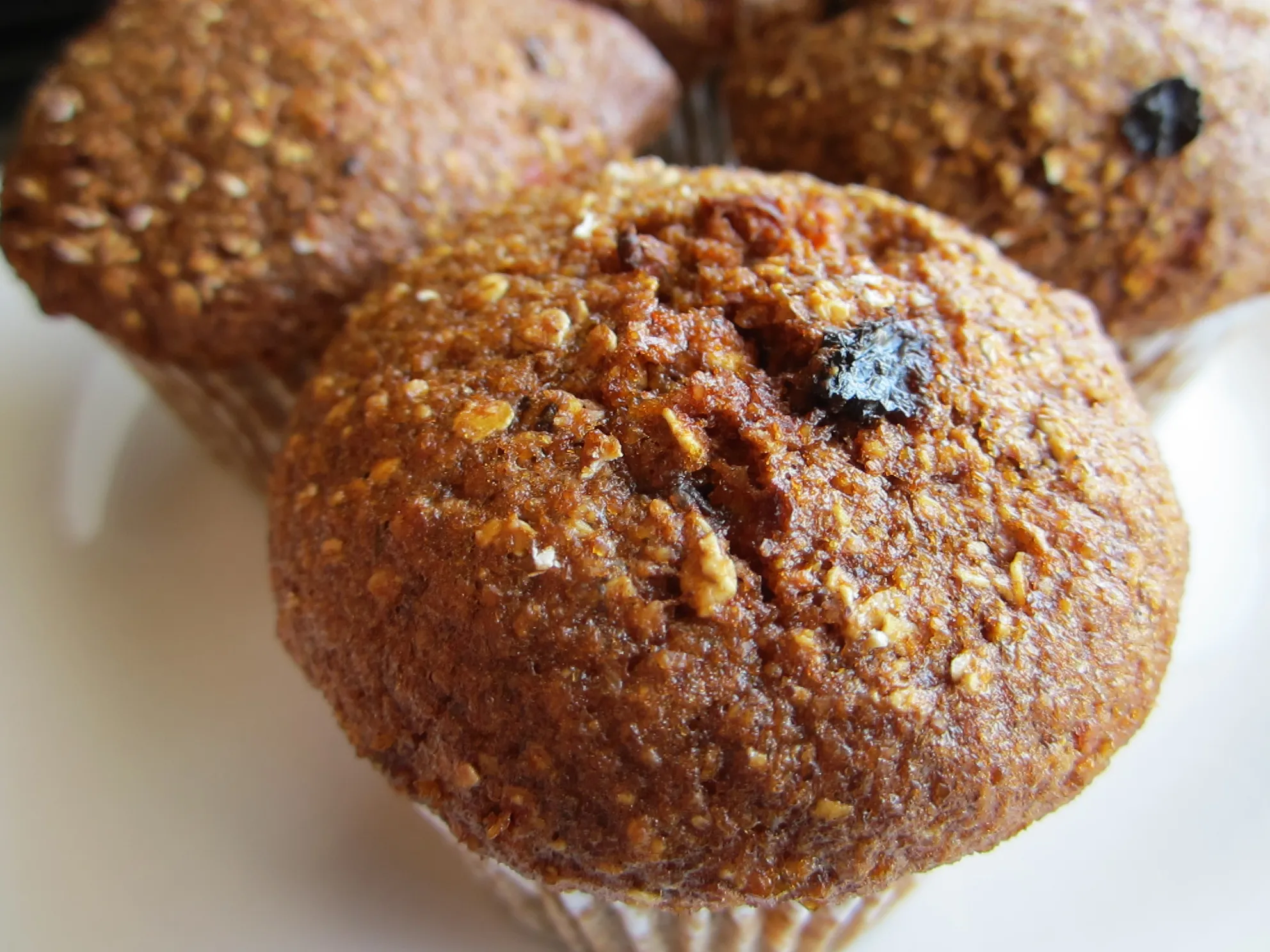 Carrot Apple Raisin Muffins