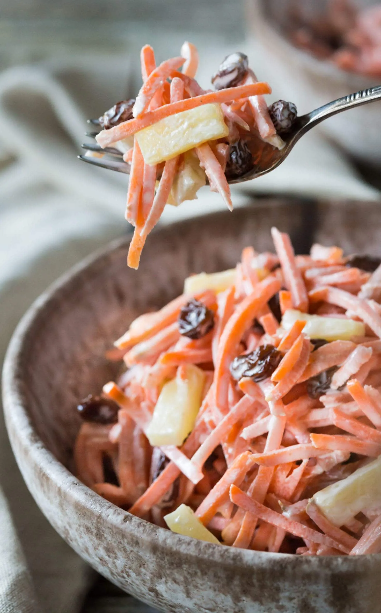 Carrot Pineapple and Raisin Salad