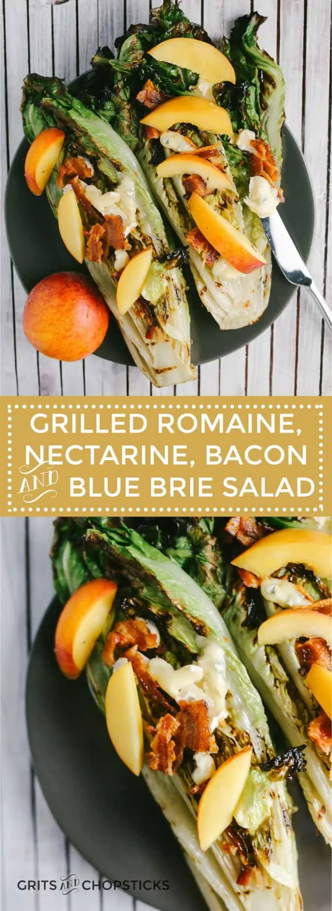 Castello Summer of Blue Grilled Romaine and Blue Brie Salad