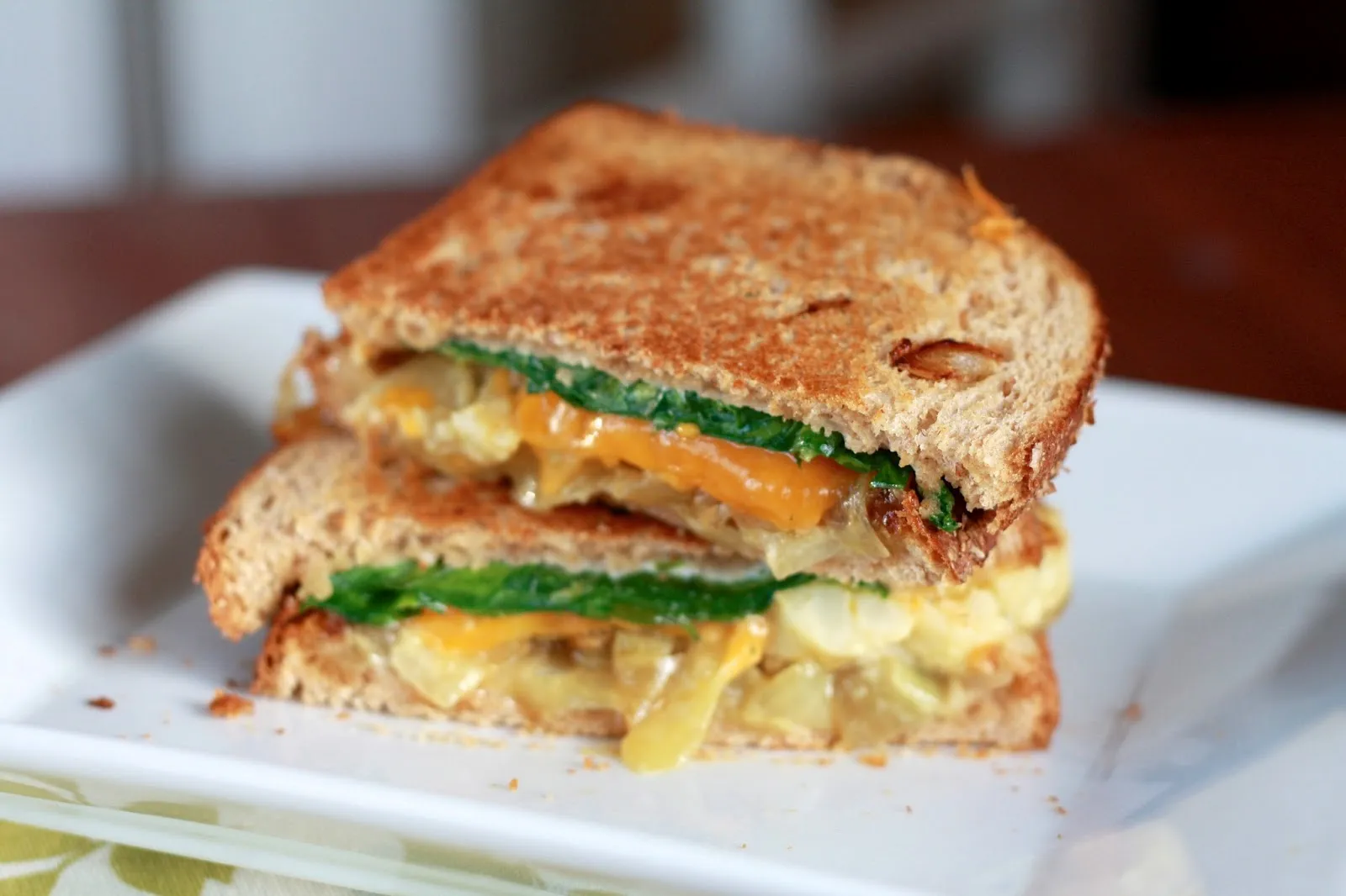 Cauliflower Jalapeno Grilled Cheese Sandwich