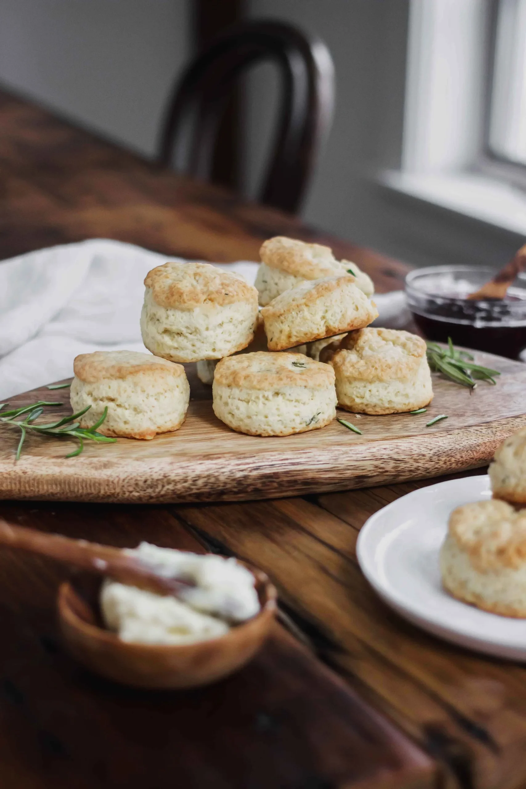 Cheddar and Rosemary Scones