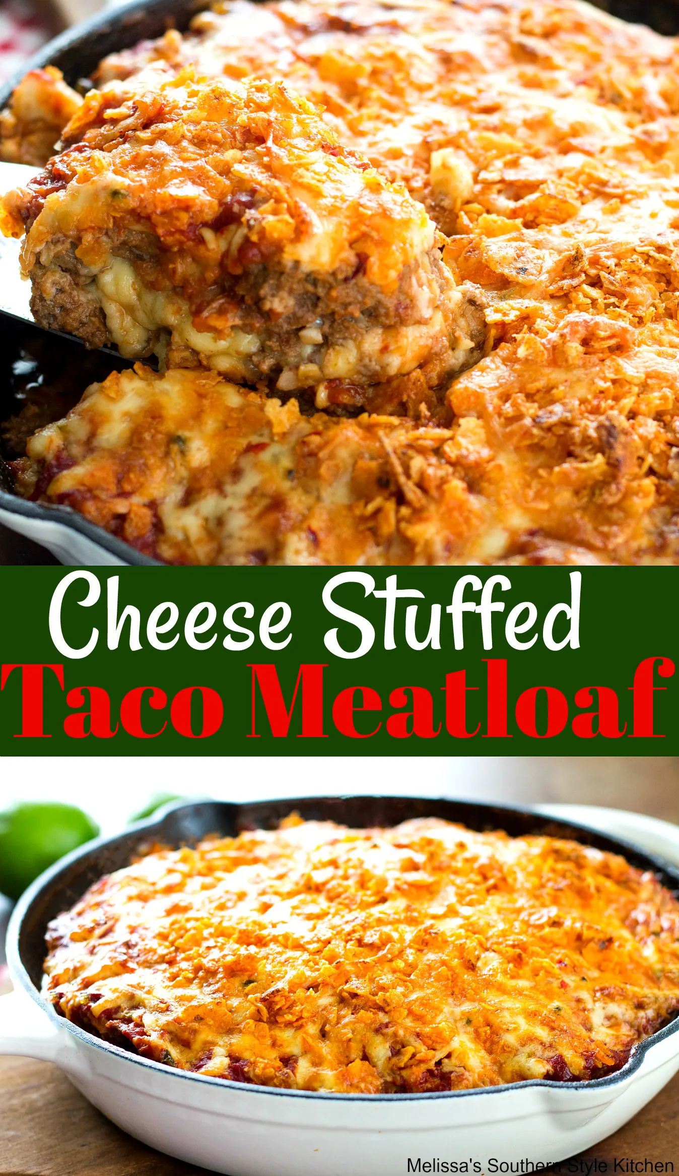Cheese Stuffed Taco Meatloaf