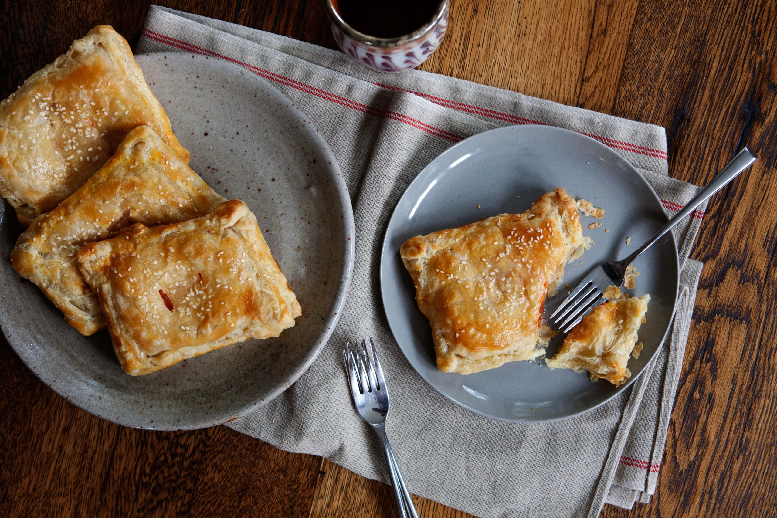 Cheese and Tomato Appetizer Turnovers