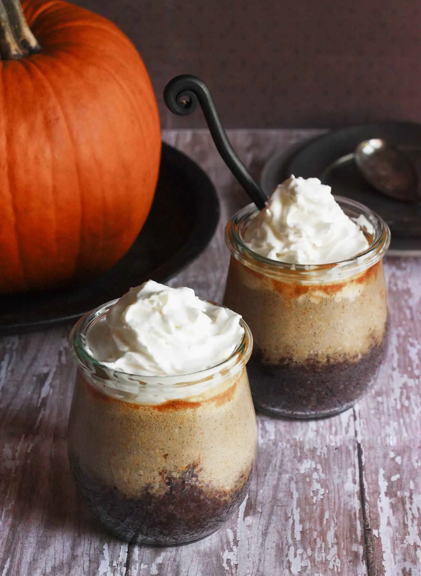 Cheesecake Pumpkin Bars in a Jar