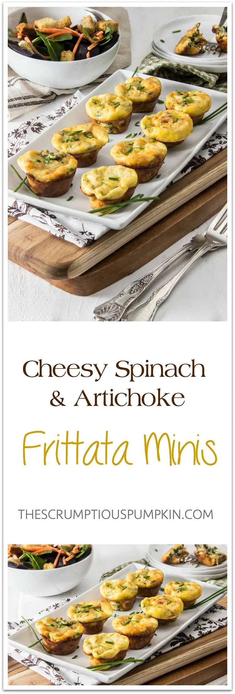Cheesy Artichoke and Spinach Frittata