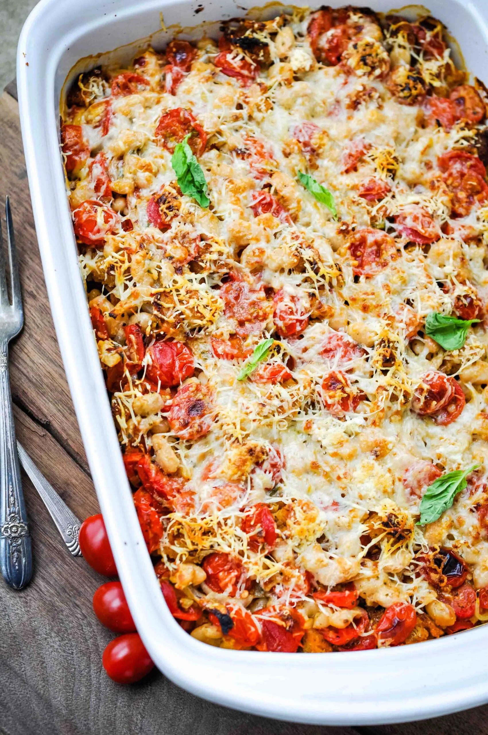 Cheesy Baked Tomato Casserole