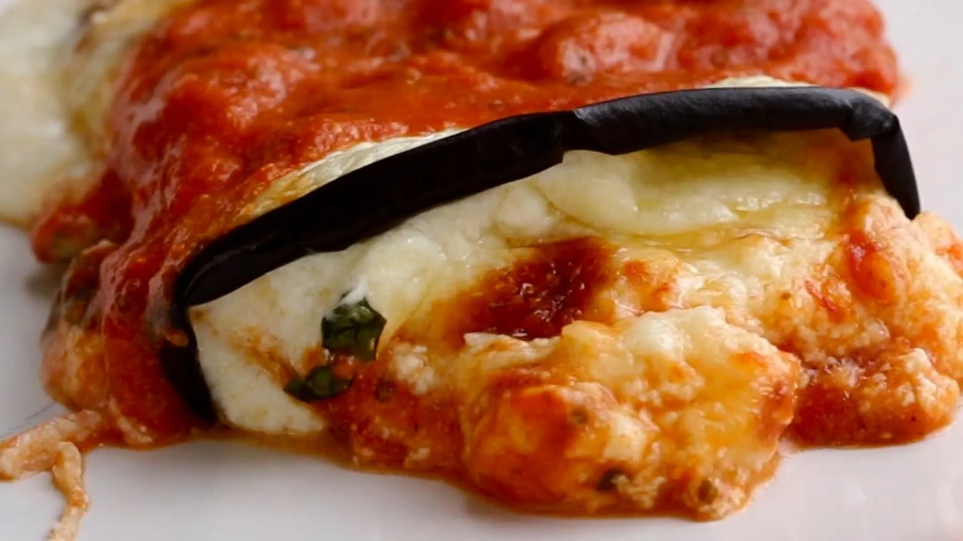 Cheesy Eggplant Roll Ups