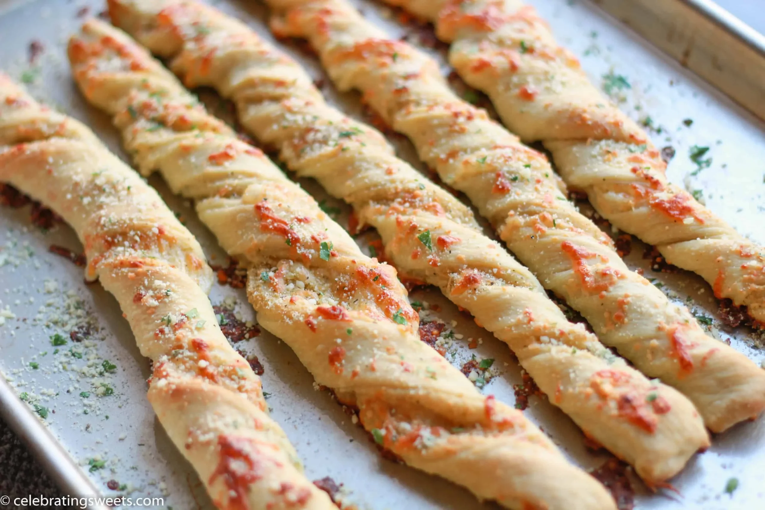 Cheesy Garlic Herb Breadsticks