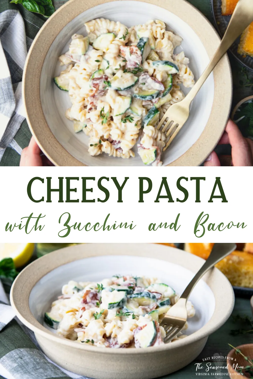 Cheesy Pasta with Zucchini