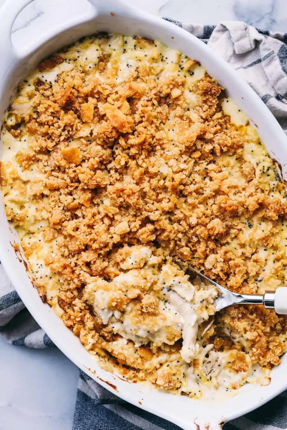 Cheesy Poppy Seed Chicken Casserole