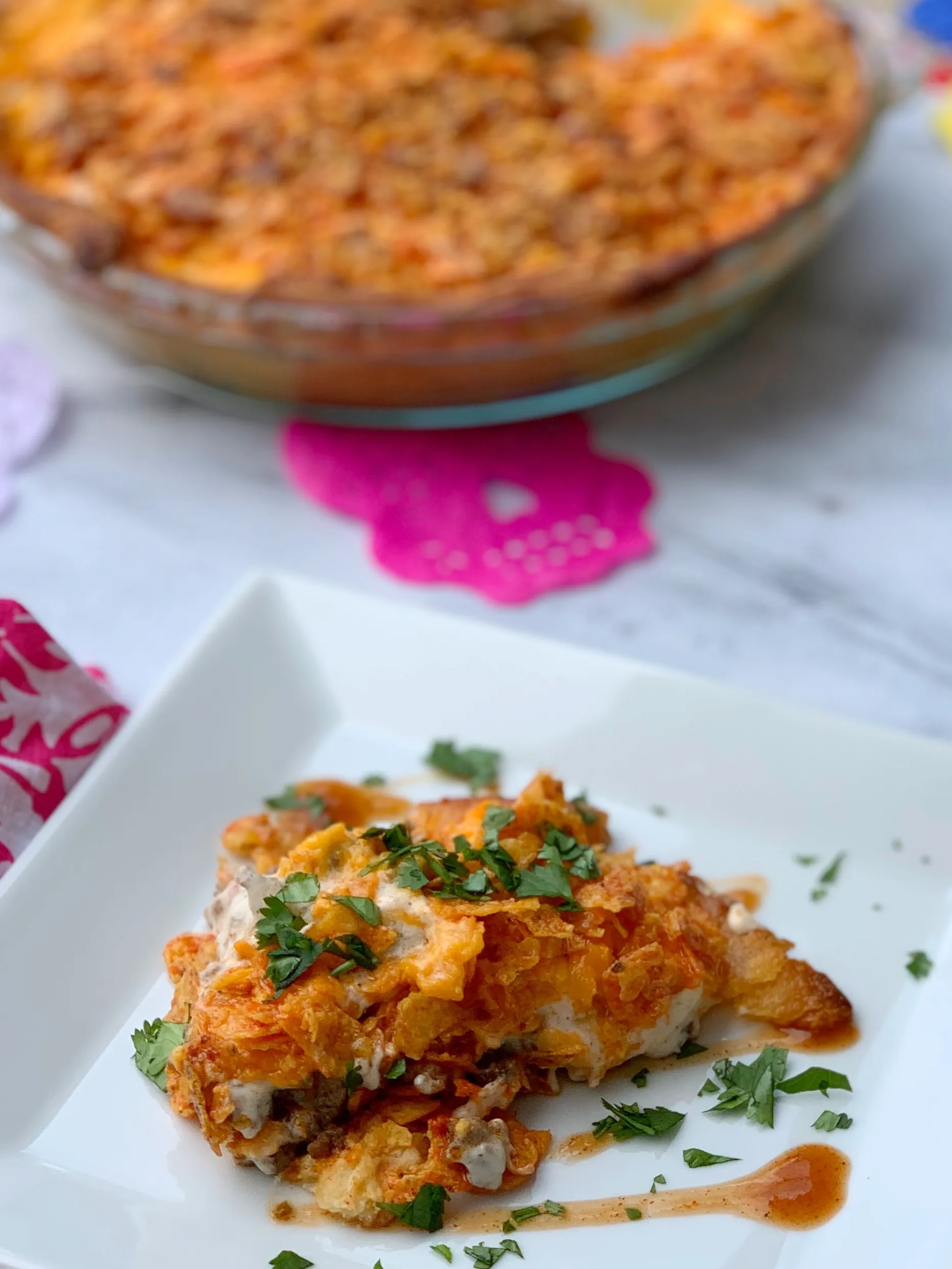 Cheesy Taco Pie with Doritos