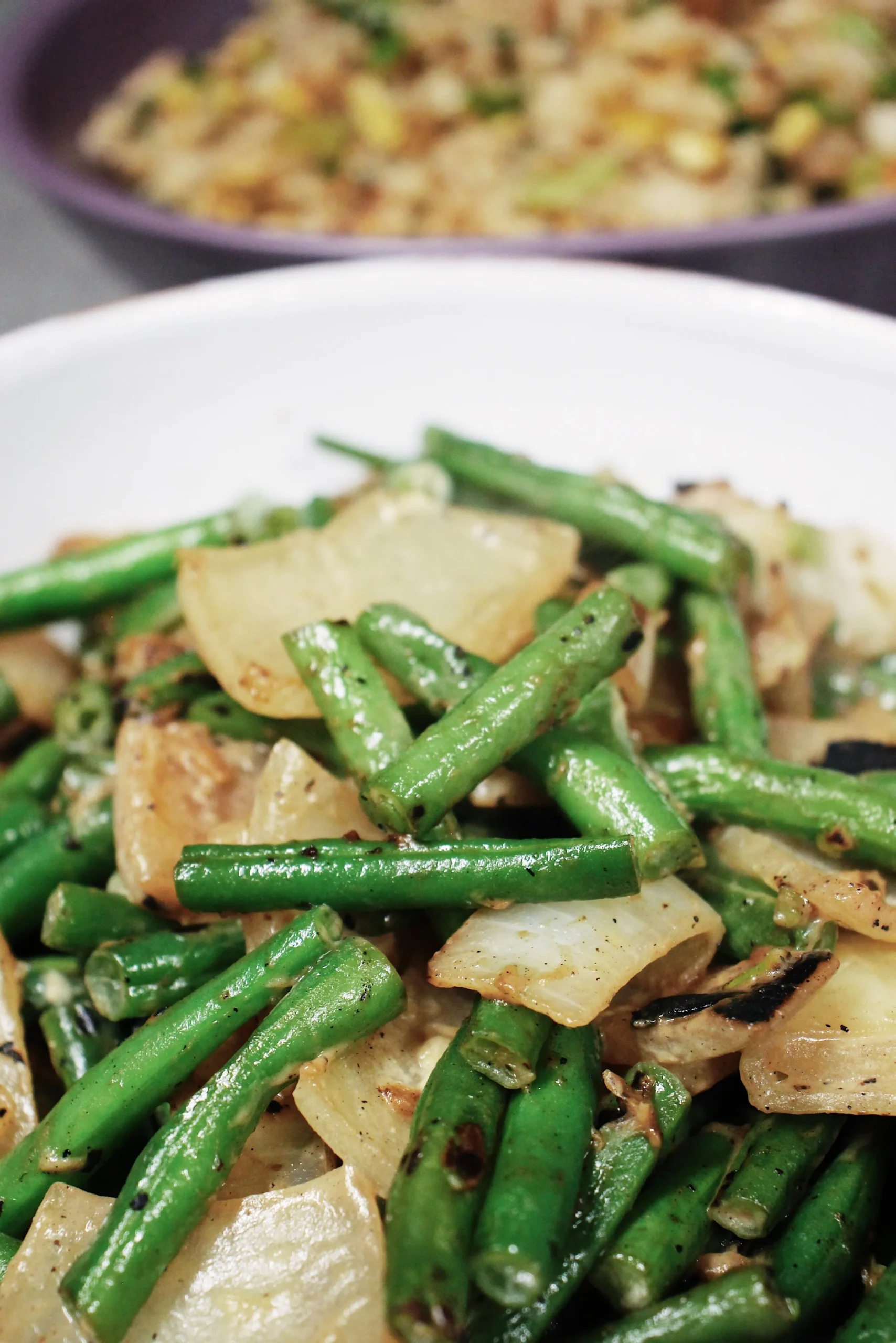 Chef Alan Wong's Wok Fried Soybeans with Garlic and Chili