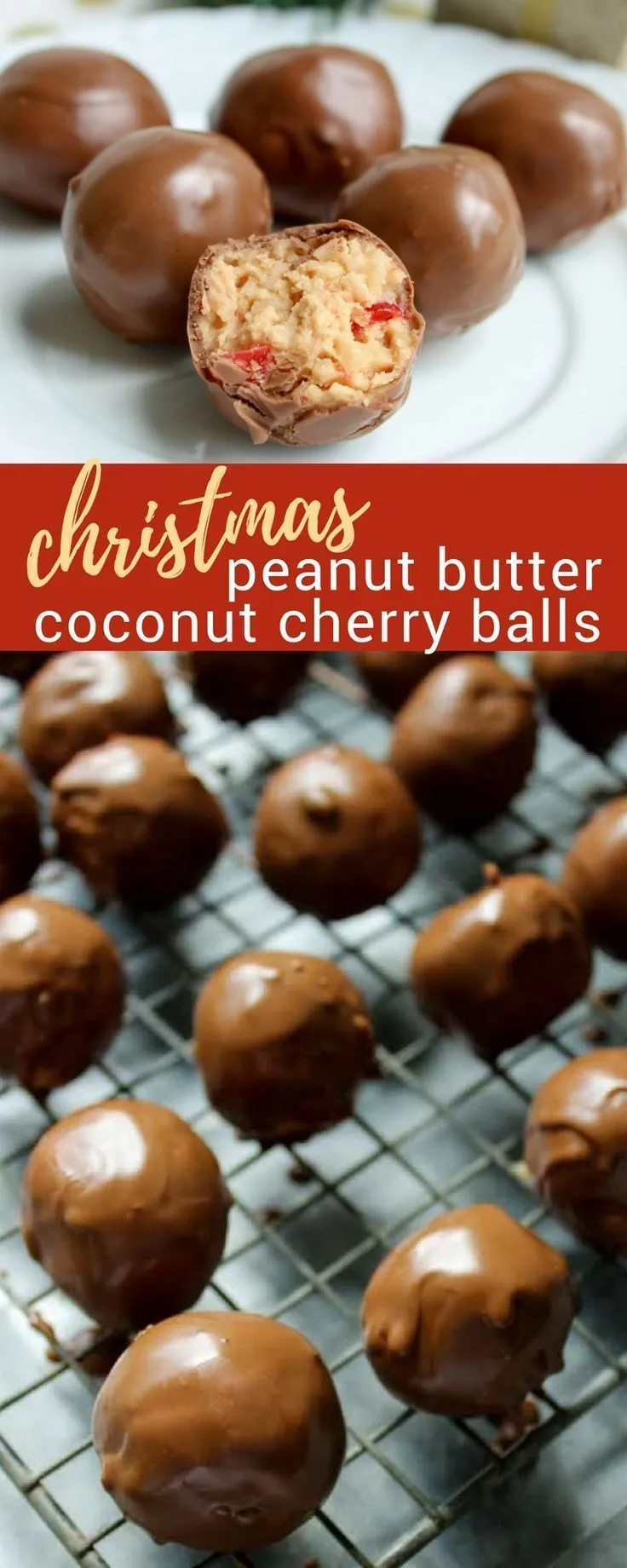 Cherry Peanut Butter Balls