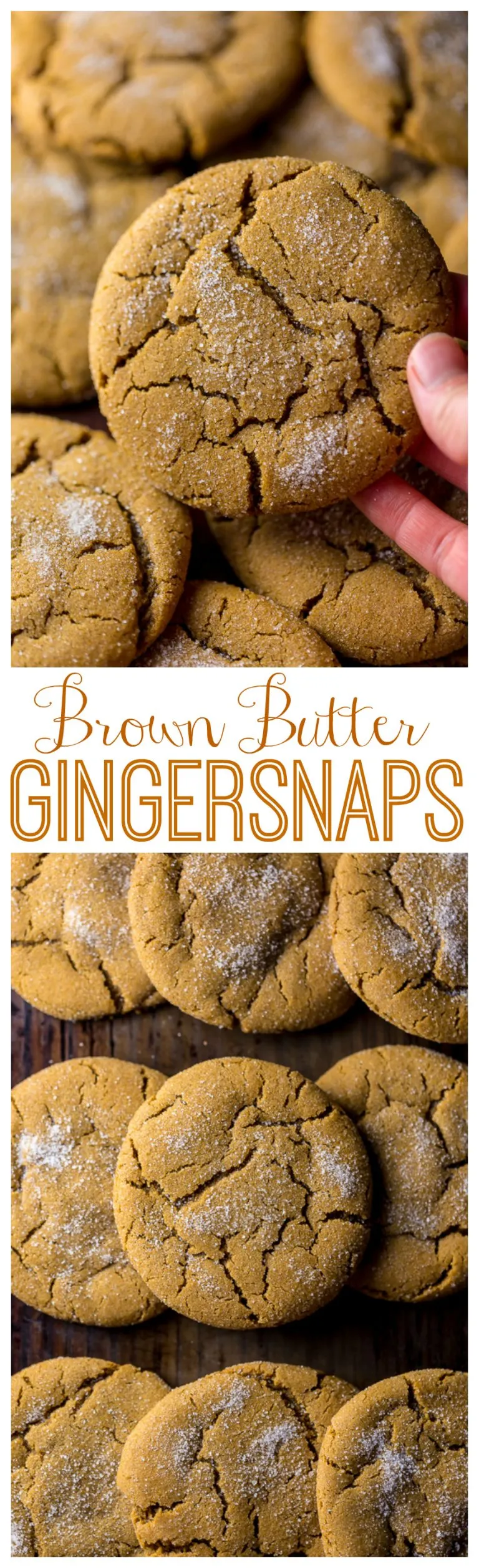 Chewy Brown Butter Gingersnaps