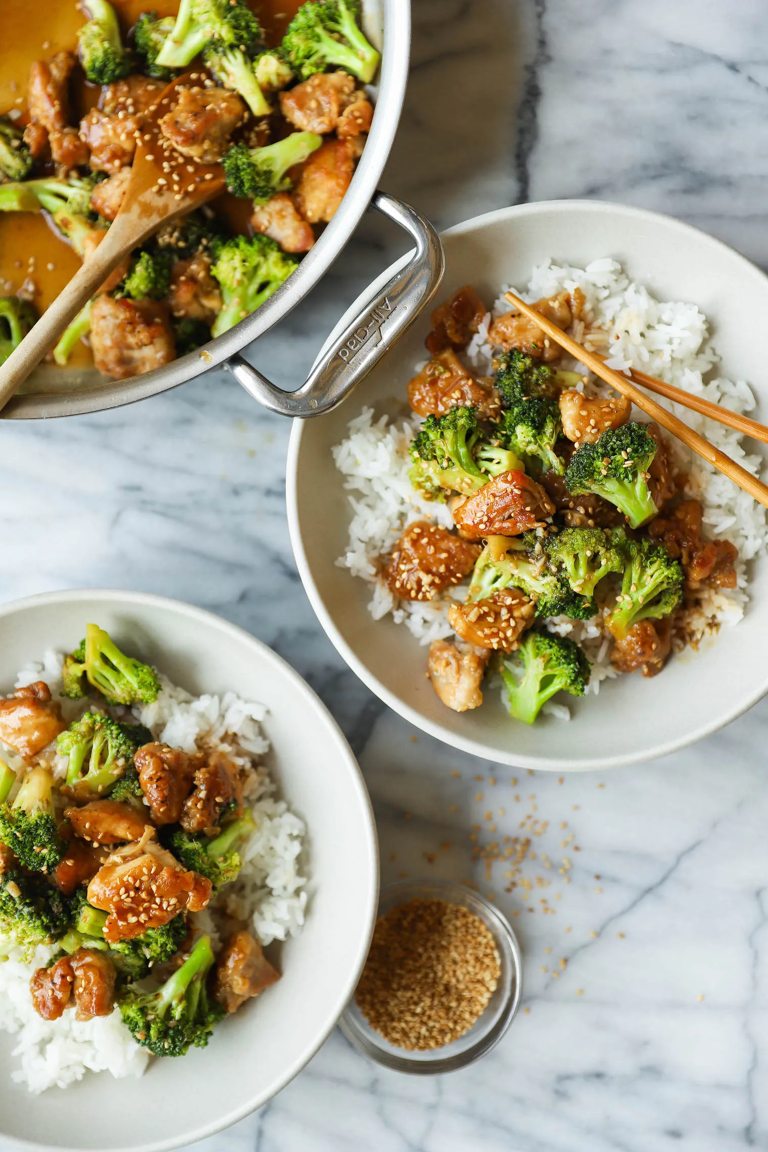 Chicken Asparagus and Broccoli Stir Fry