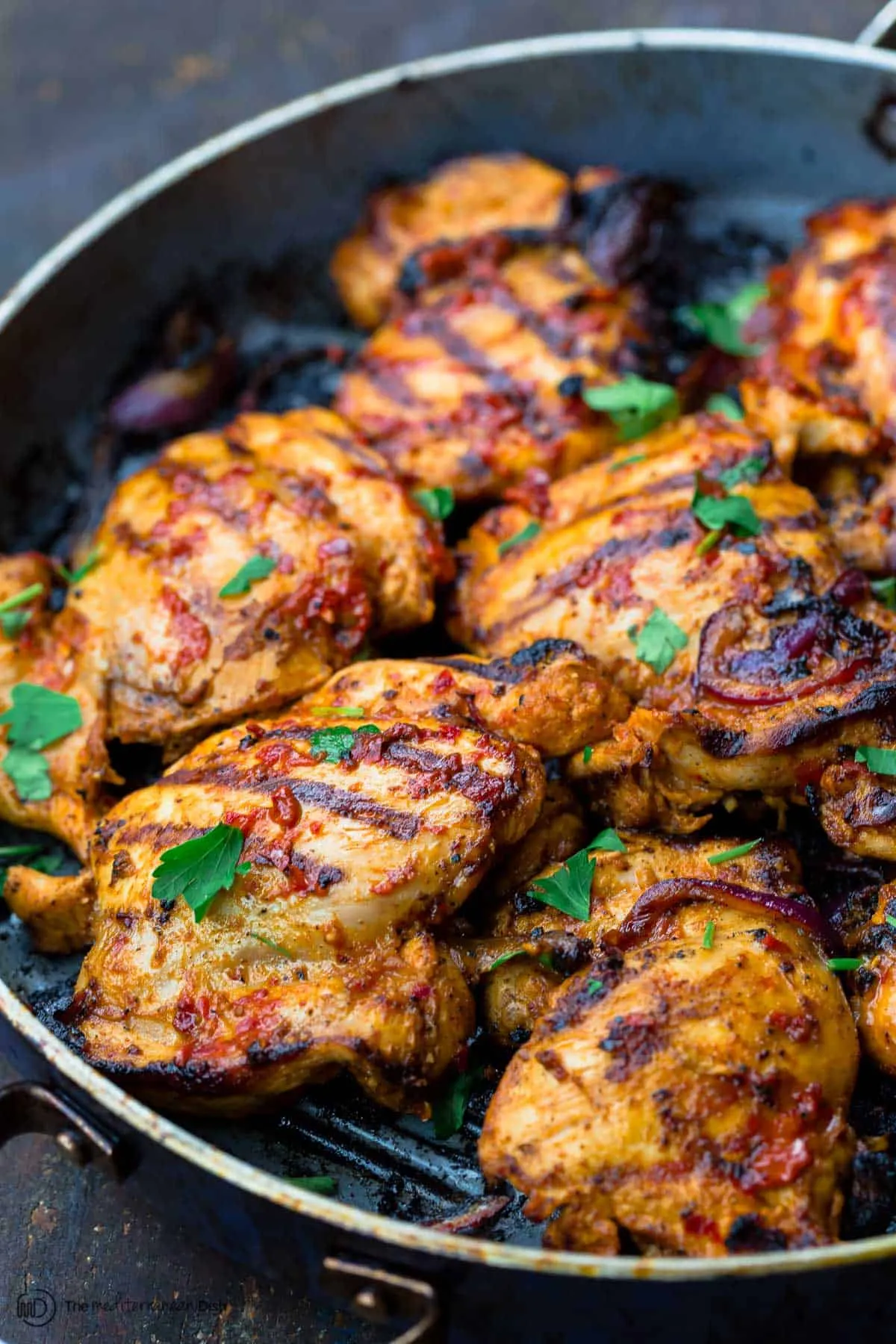 Chicken Baked with Orange Spiced Harissa Sauce