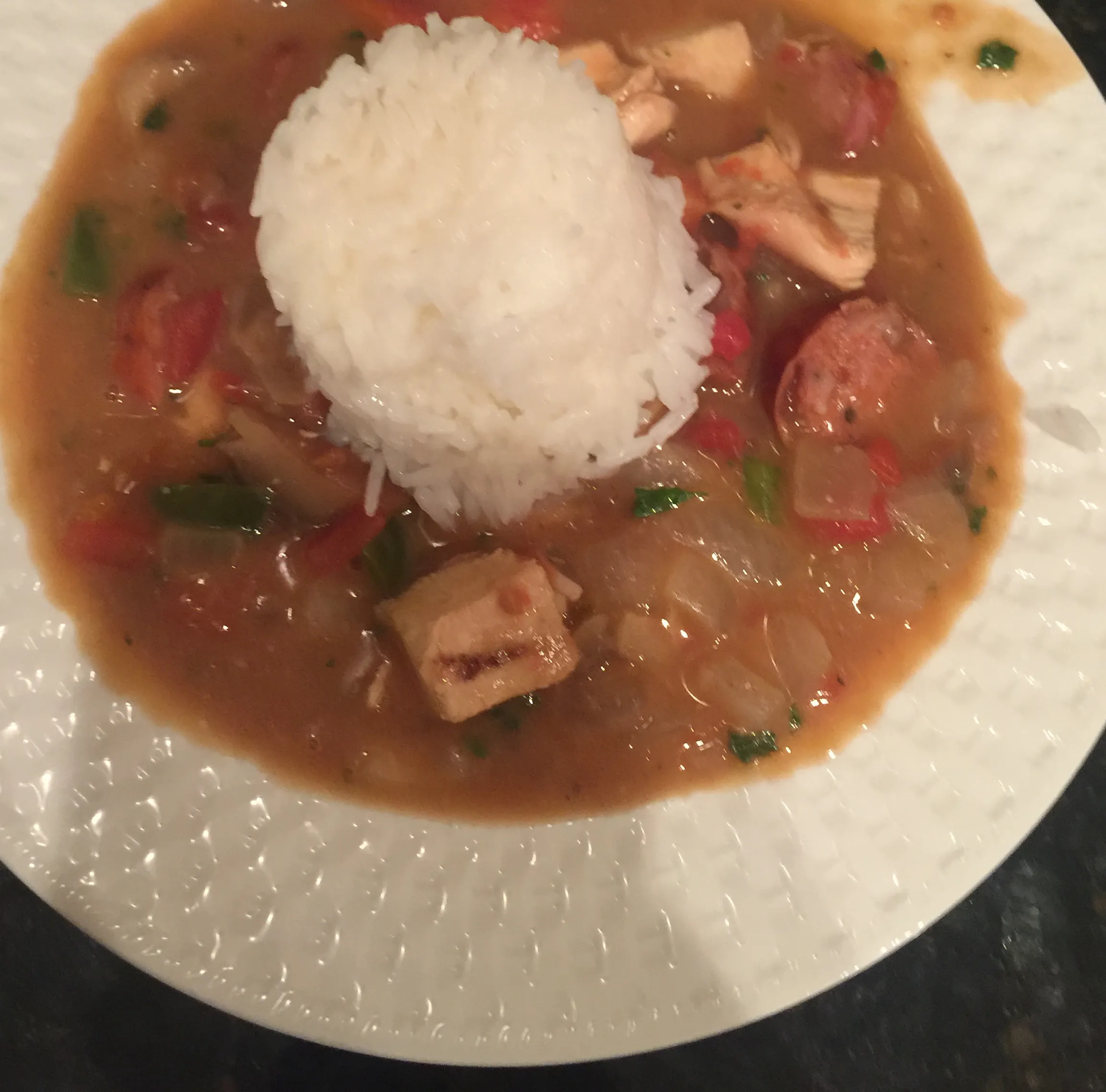Chicken Creole Gumbo Style