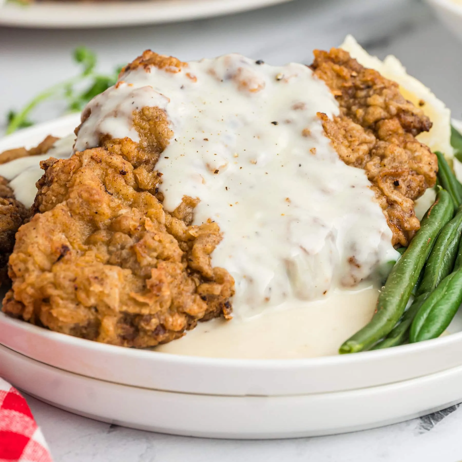 Chicken Fried Steak with Creamy Sausage Gravy