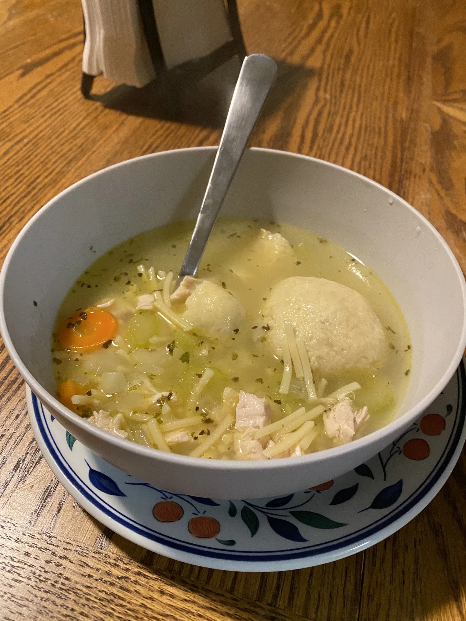 Chicken Noodle Matzo Ball Soup