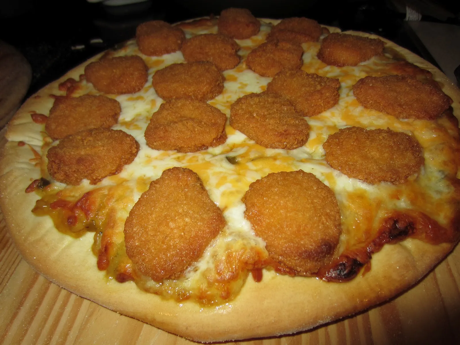 Chicken Nugget Pizza Bites