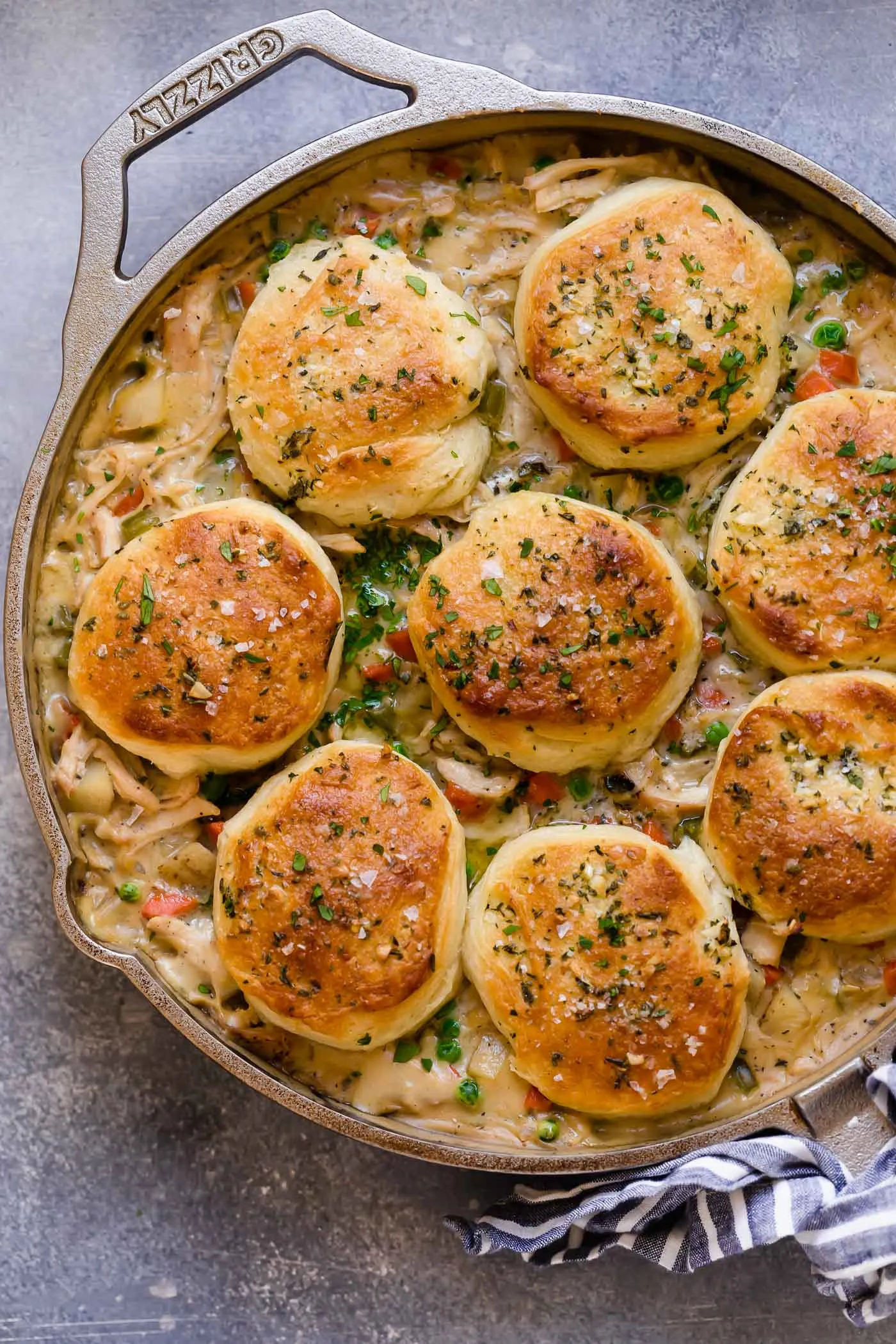 Chicken Pot Pie Skillet