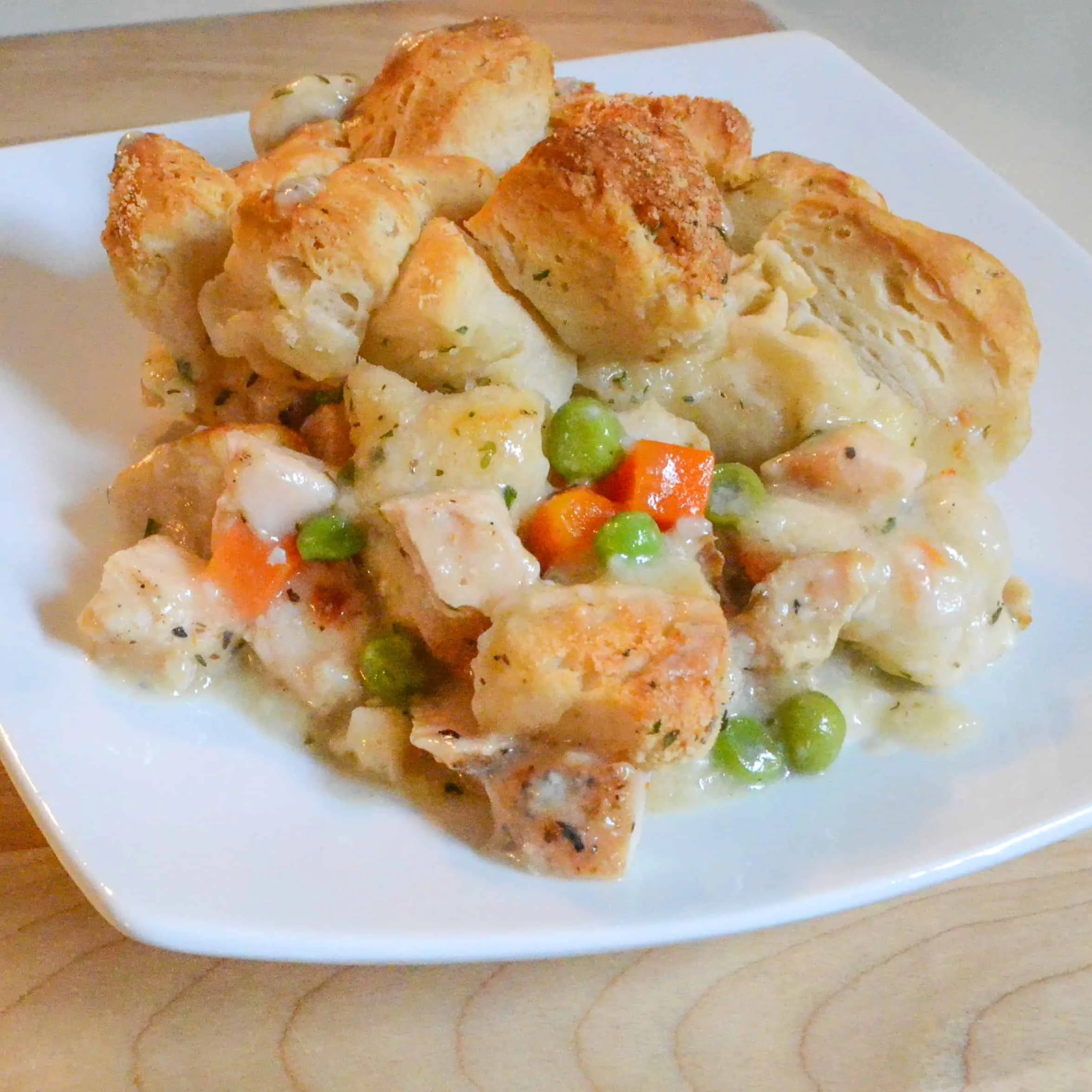 Chicken Pot Pie with Sweet Potato Biscuits (Paleo)