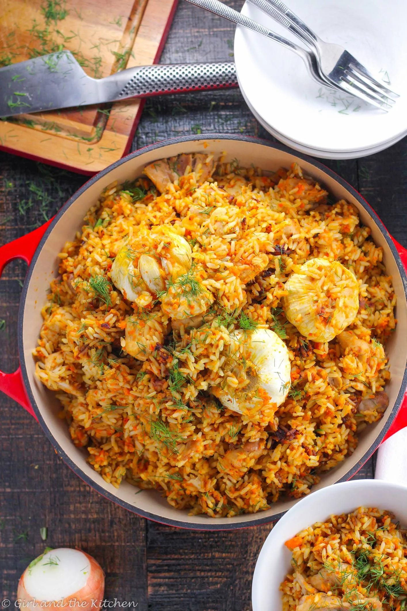 Chicken Rice Pilaf Plov