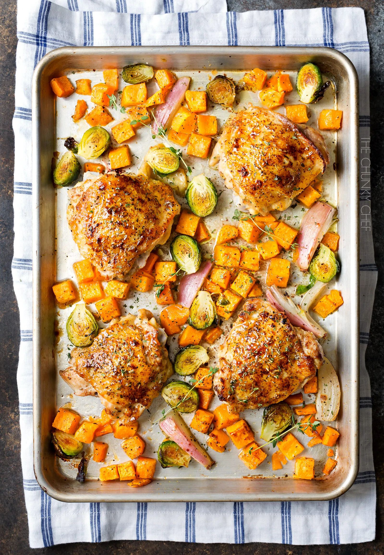 Chicken Thigh Sheet Pan Dinner