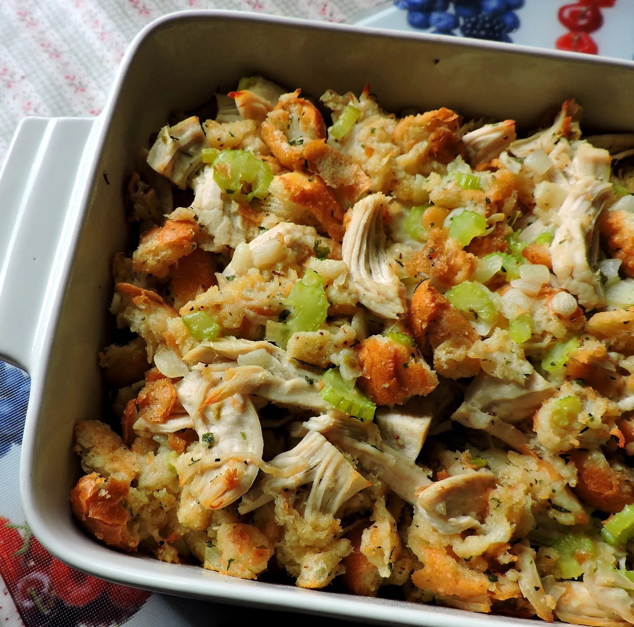Chicken and Stuffing Casserole