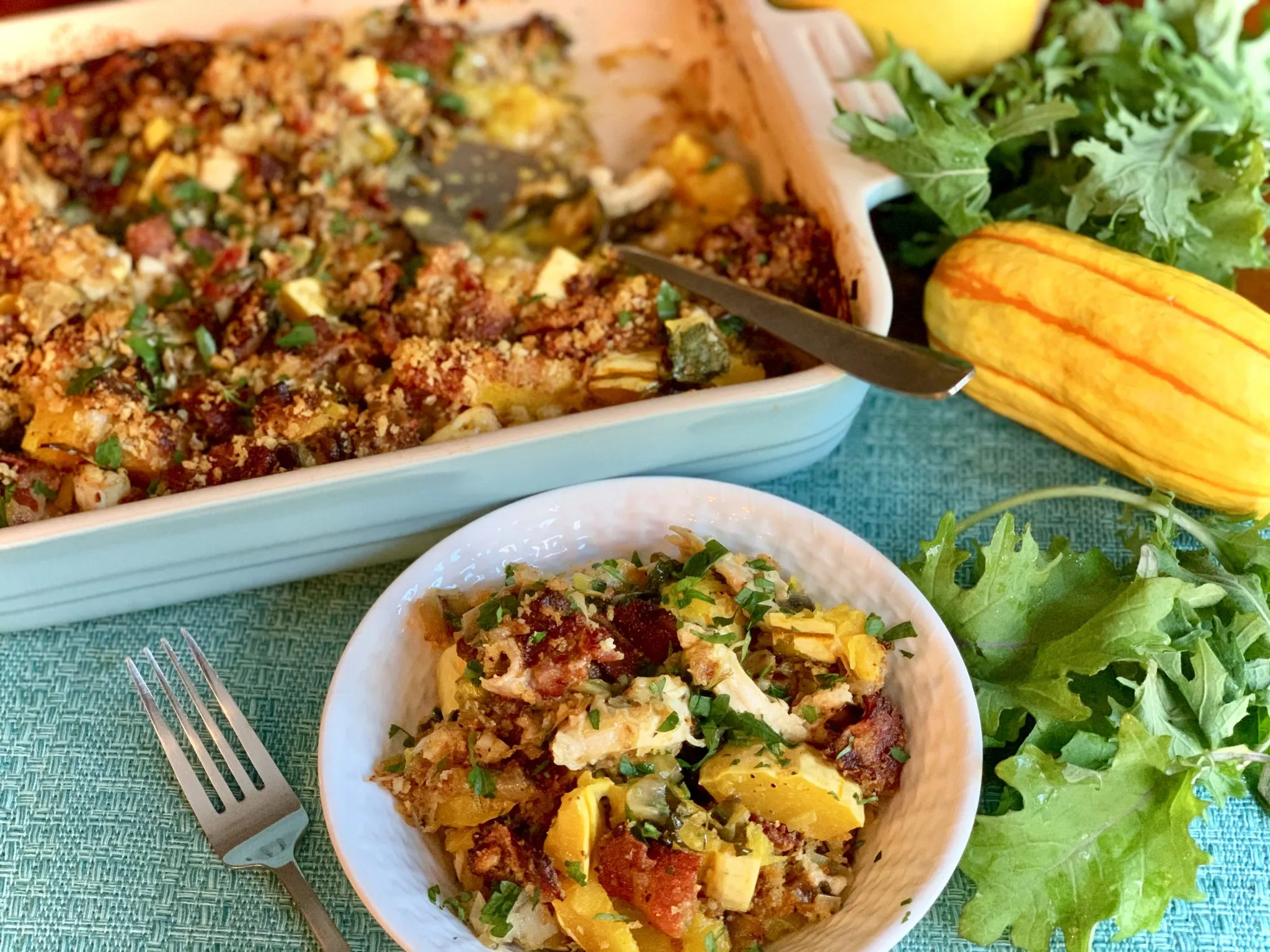 Chicken with Winter Squash