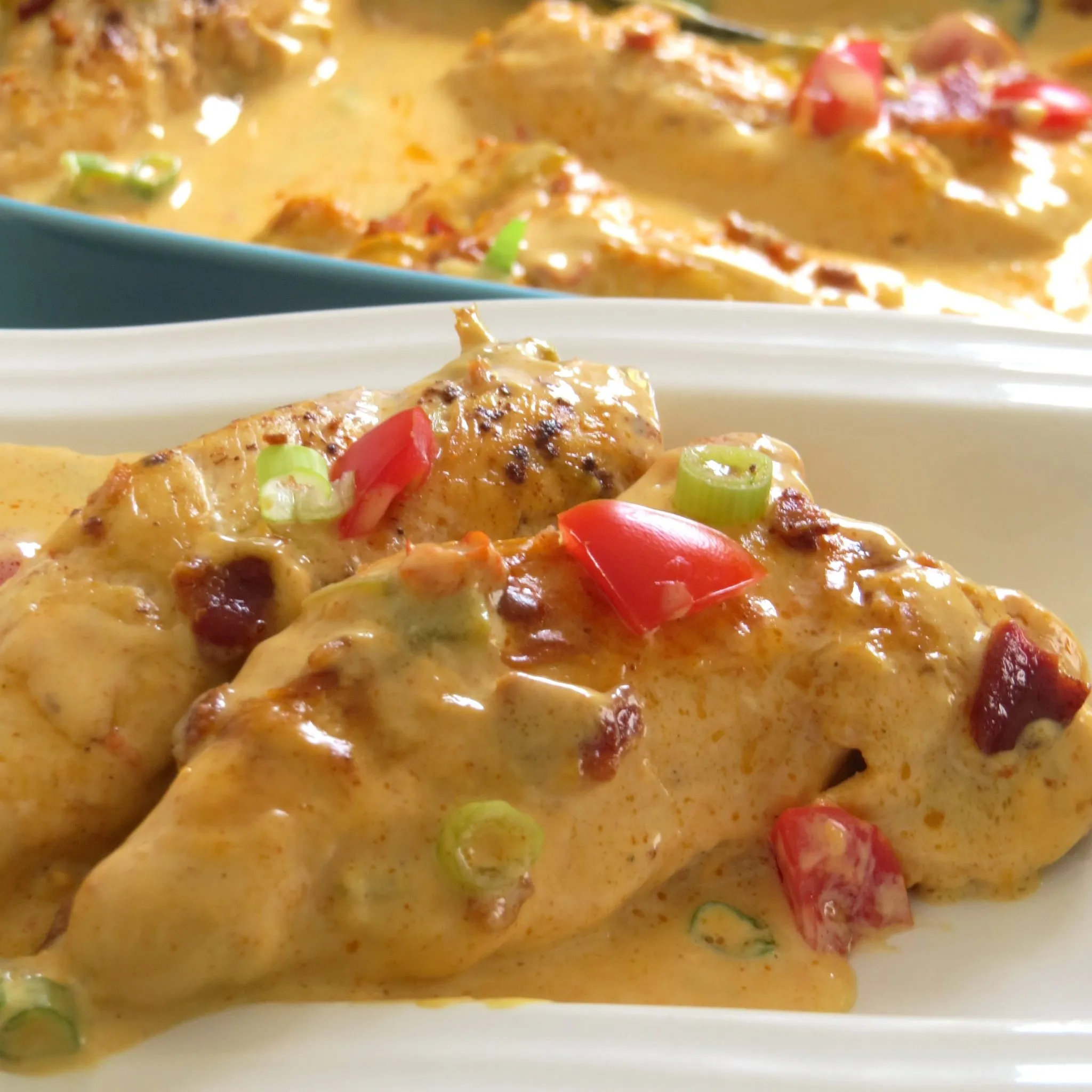 Chile Con Queso Baked Chicken