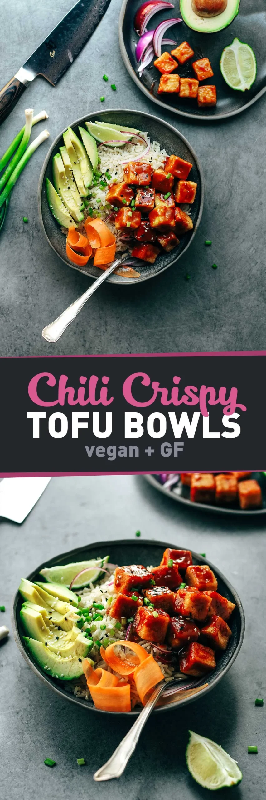 Chili Crisp Tofu Bowls