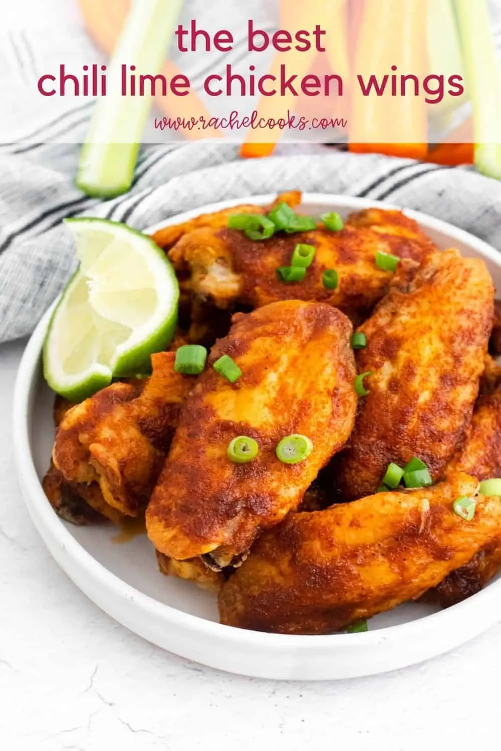 Chili Lime Sticky Crispy Chicken Wings