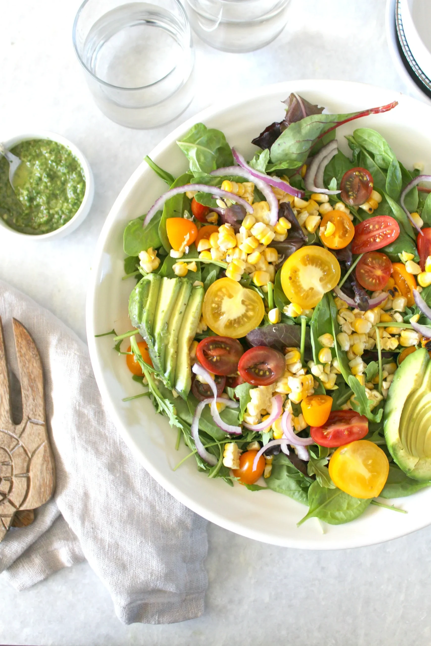 Chimichurri Salad Fresh Flavorful and Perfect for Summer Cookouts