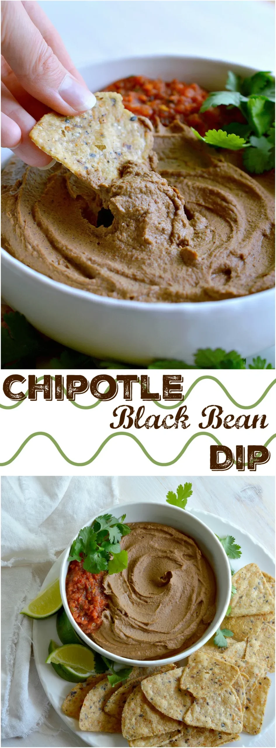 Chipotle Lime Black Bean Dip