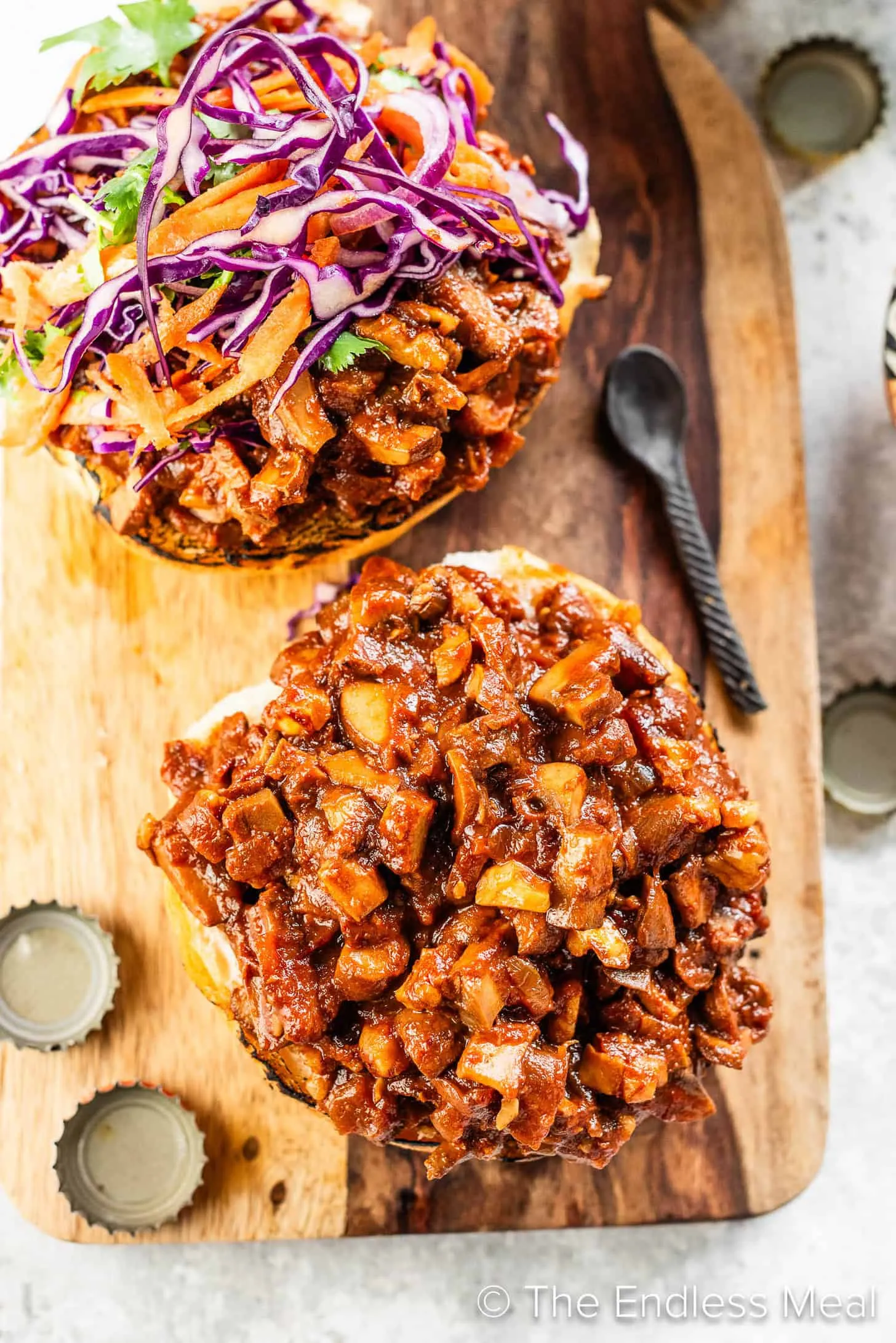 Chipotle Mushroom Sloppy Joes