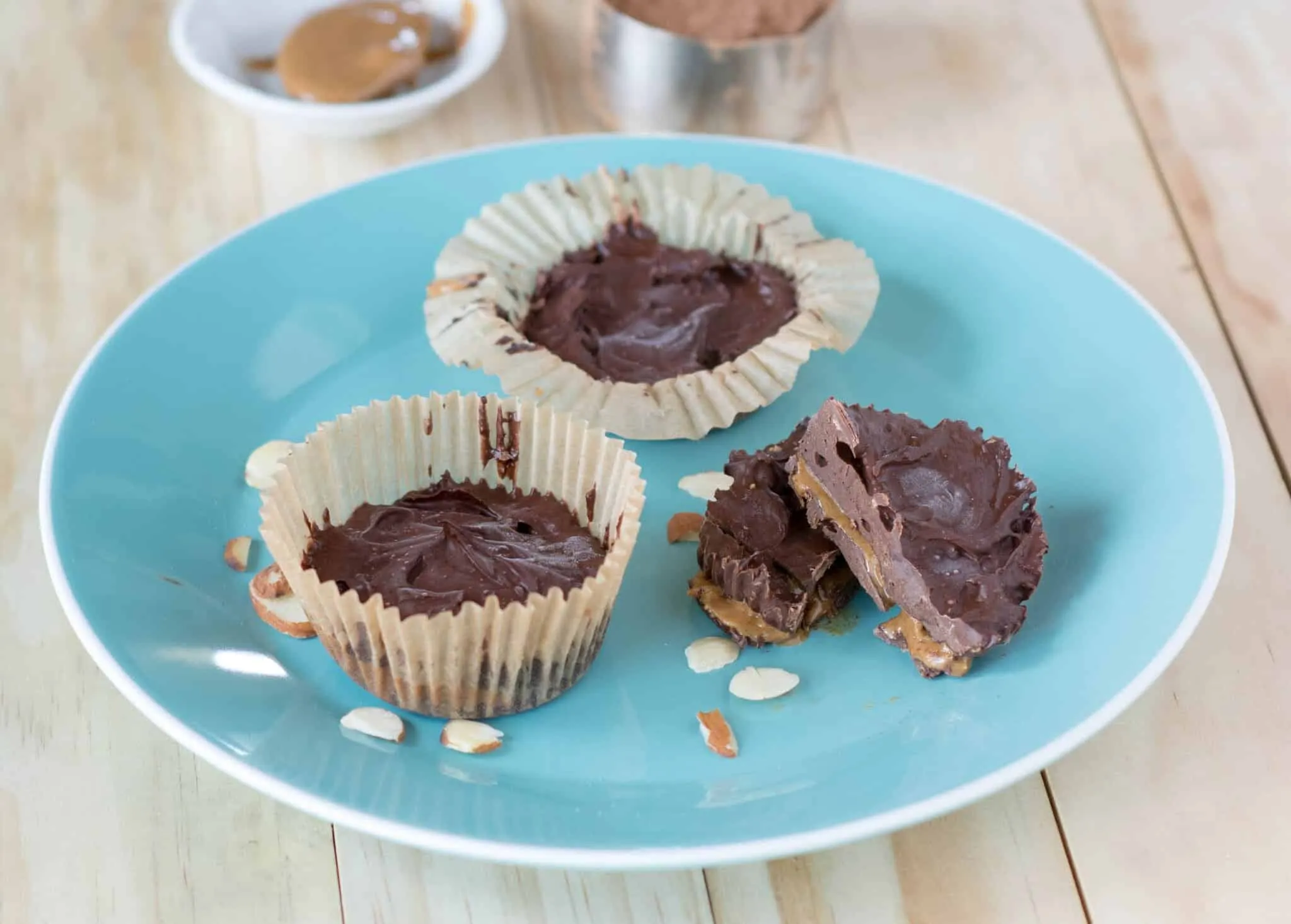 Chocolate Almond Butter Cups Paleo