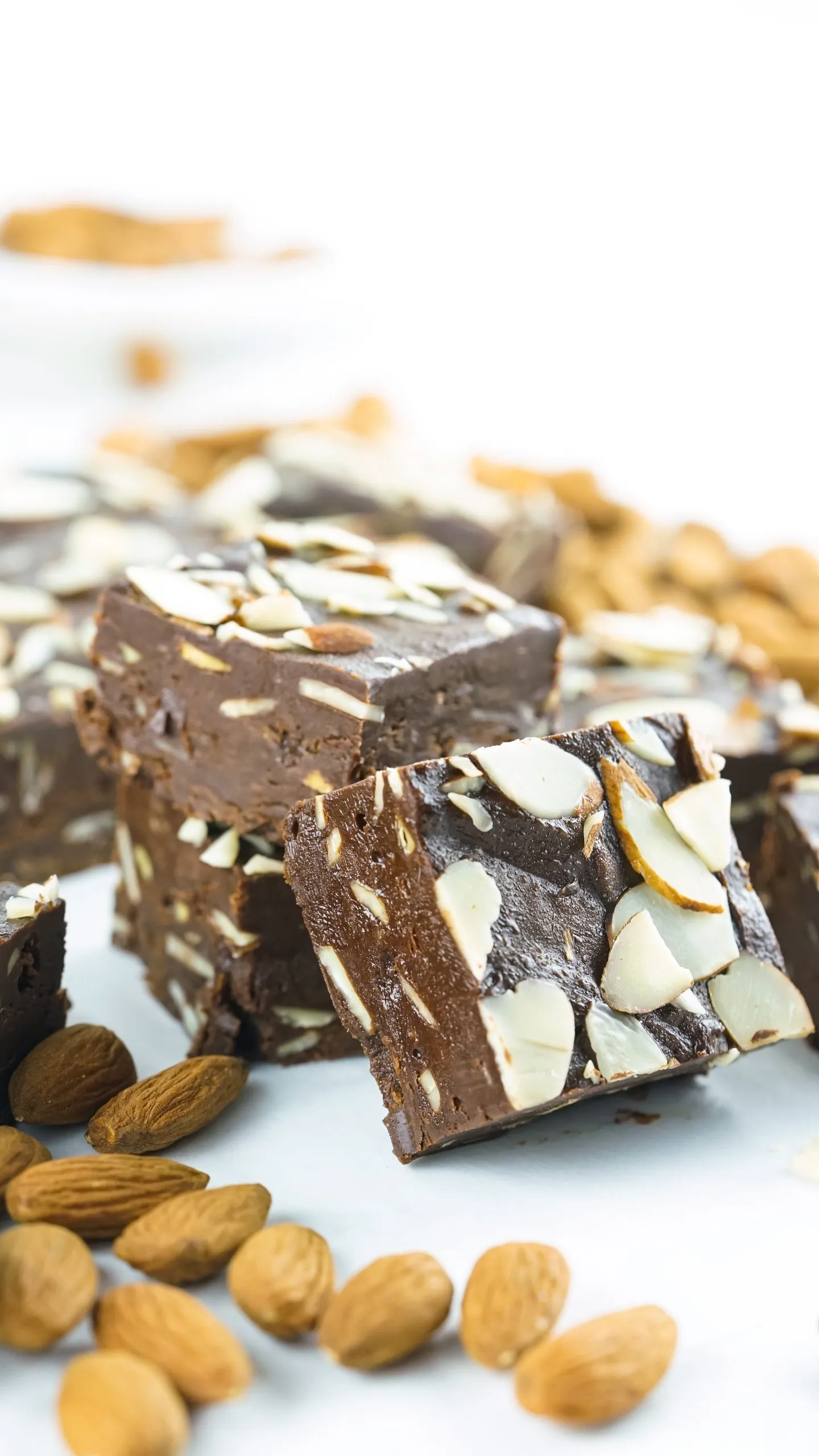 Chocolate Almond Microwave Fudge