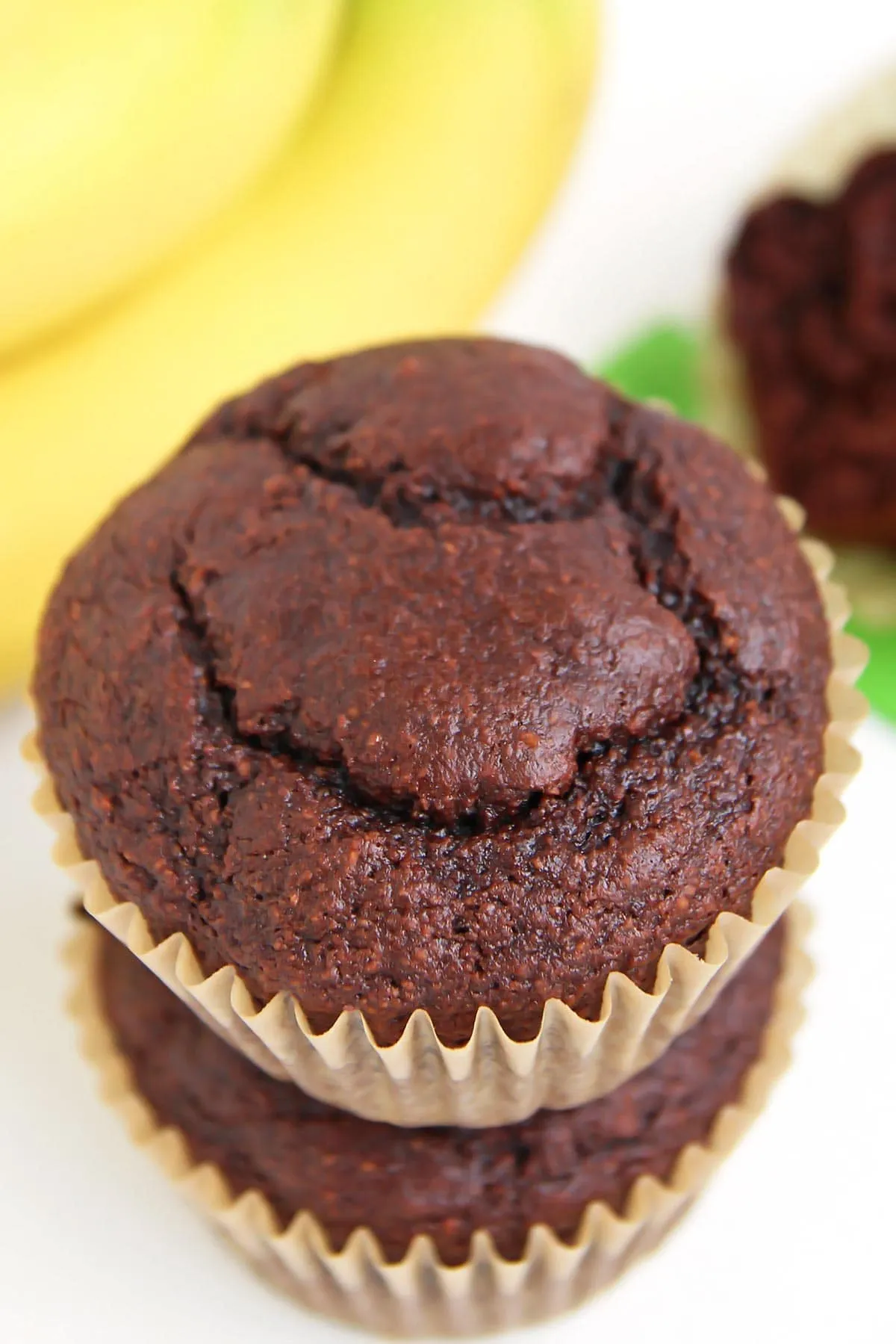 Chocolate Banana Muffins Gluten Free Paleo