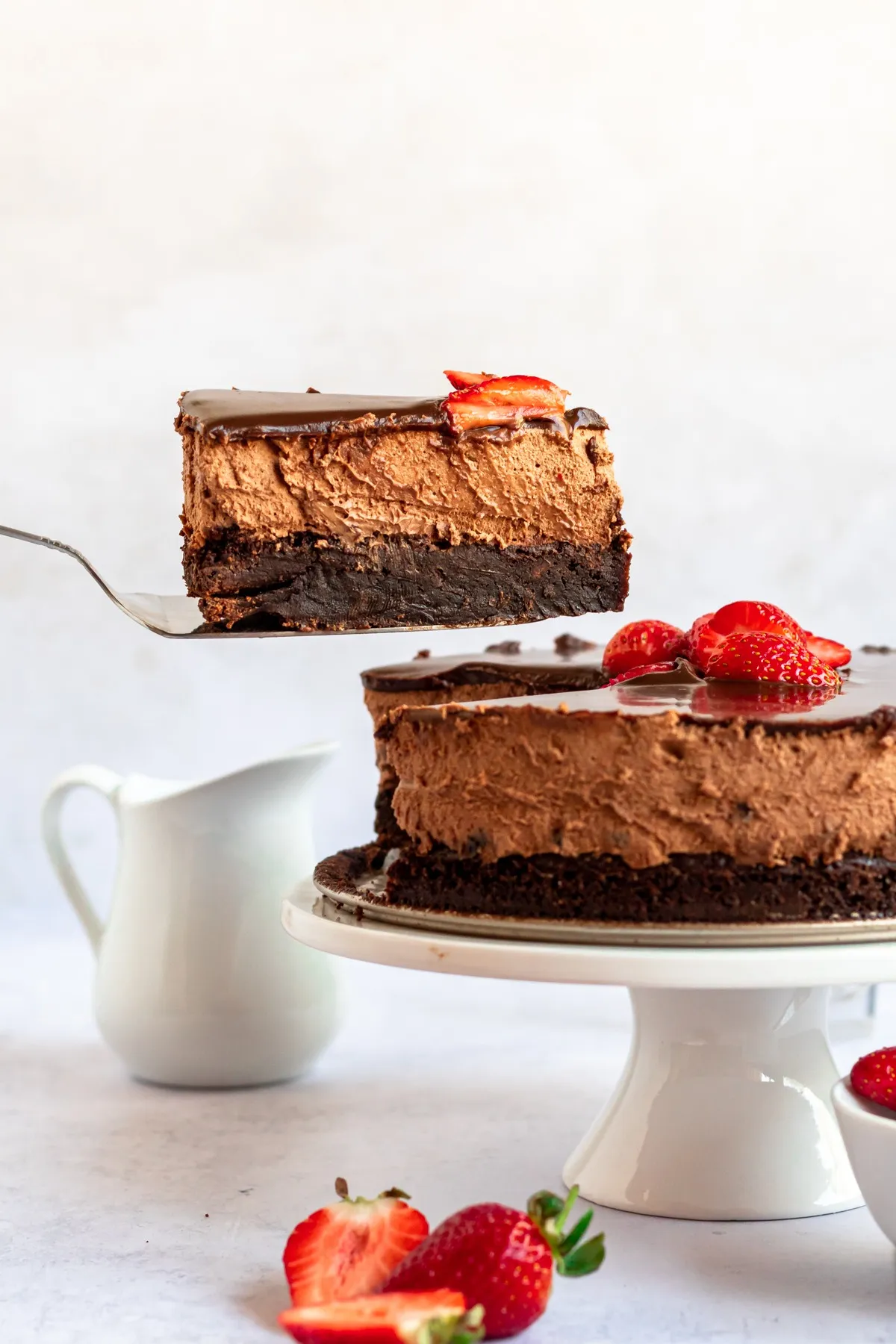 Chocolate Brownie Mousse Cake