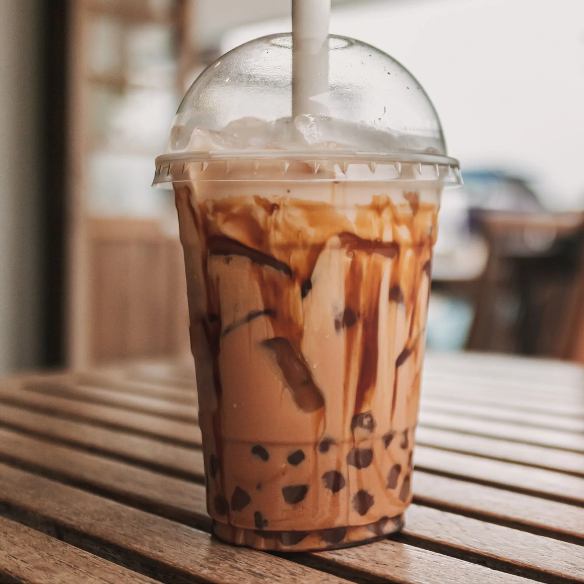 Chocolate Bubble Milk Tea Boba