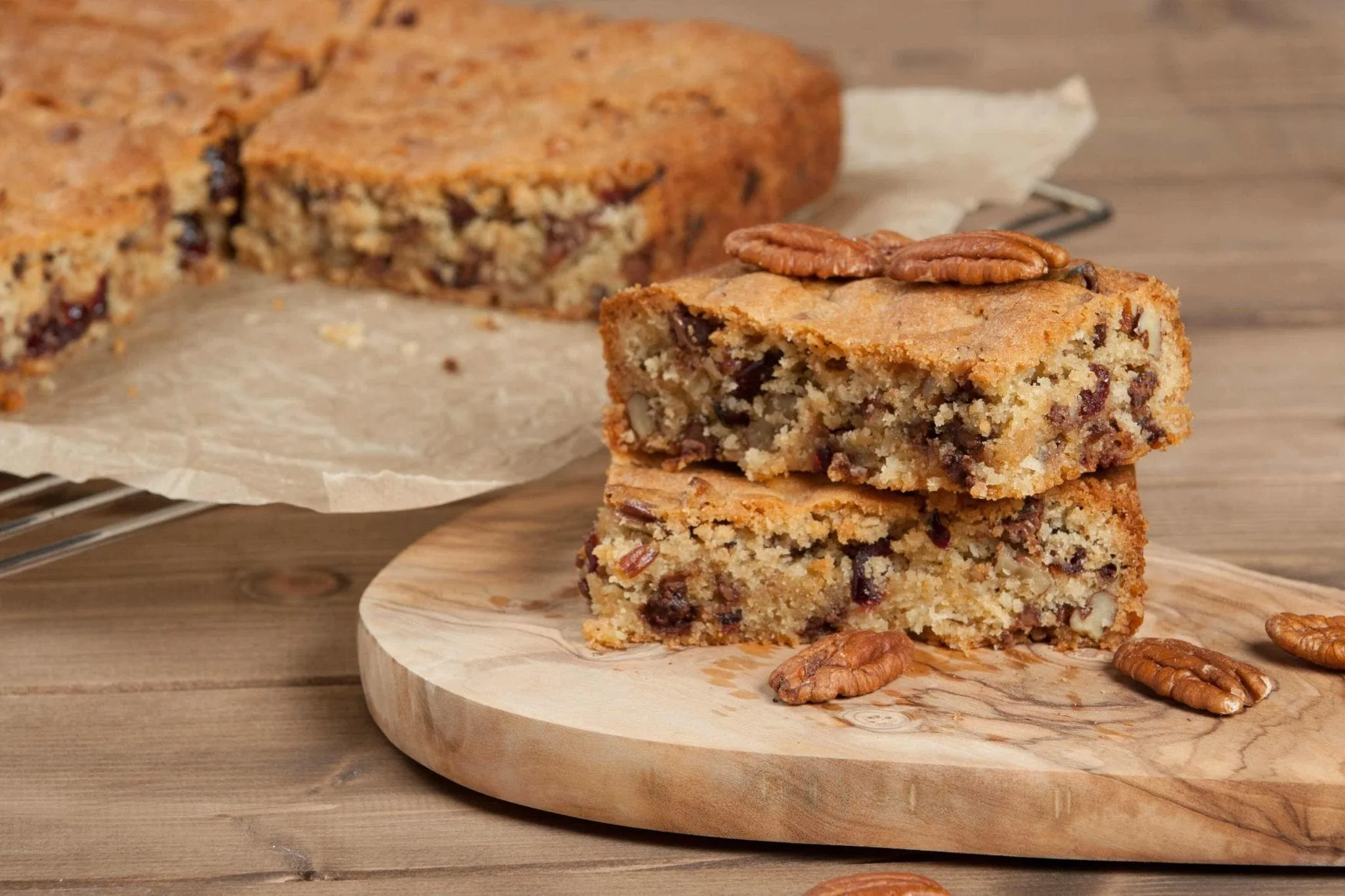 Chocolate Chip Pecan Bars