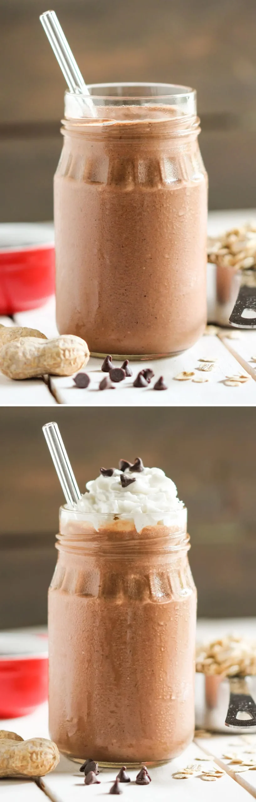 Chocolate Peanut Butter High Fiber Smoothie