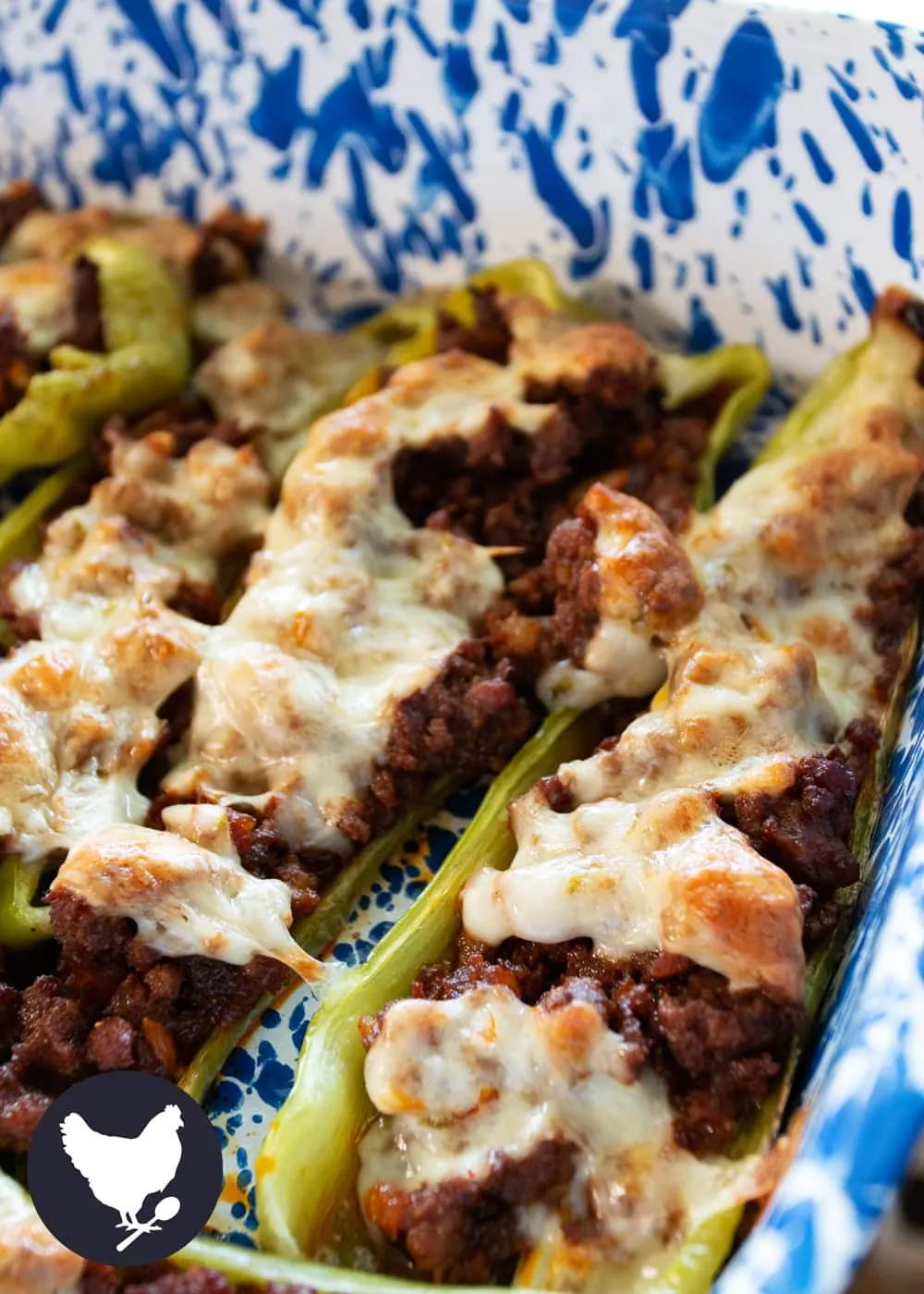 Chorizo Stuffed Cubanelle Peppers