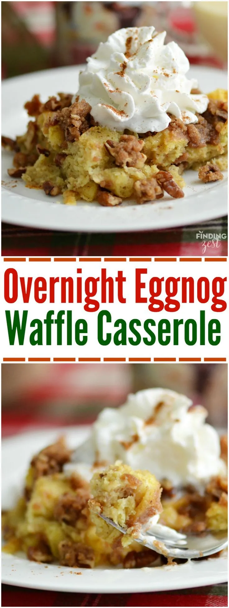 Christmas Morning Classic Amish Waffle Casserole